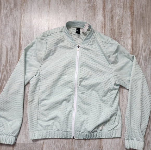 adidas Jackets & Blazers - Adidas Women's Mint Green Summer Bomber New Athleisure Activewear Sz M